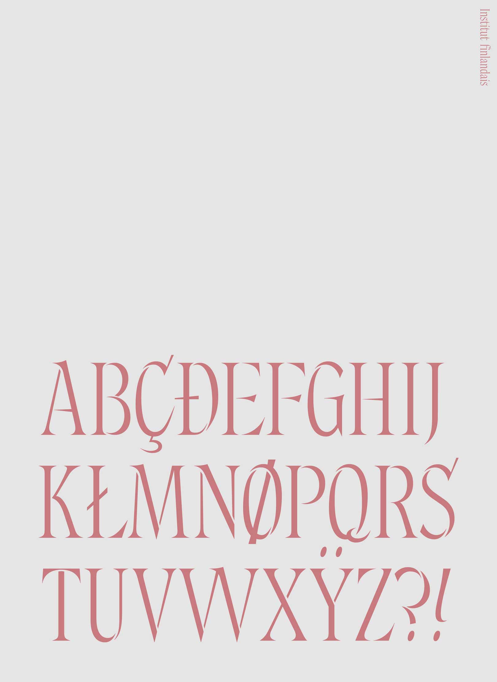 Custom font for Institut Finlandais